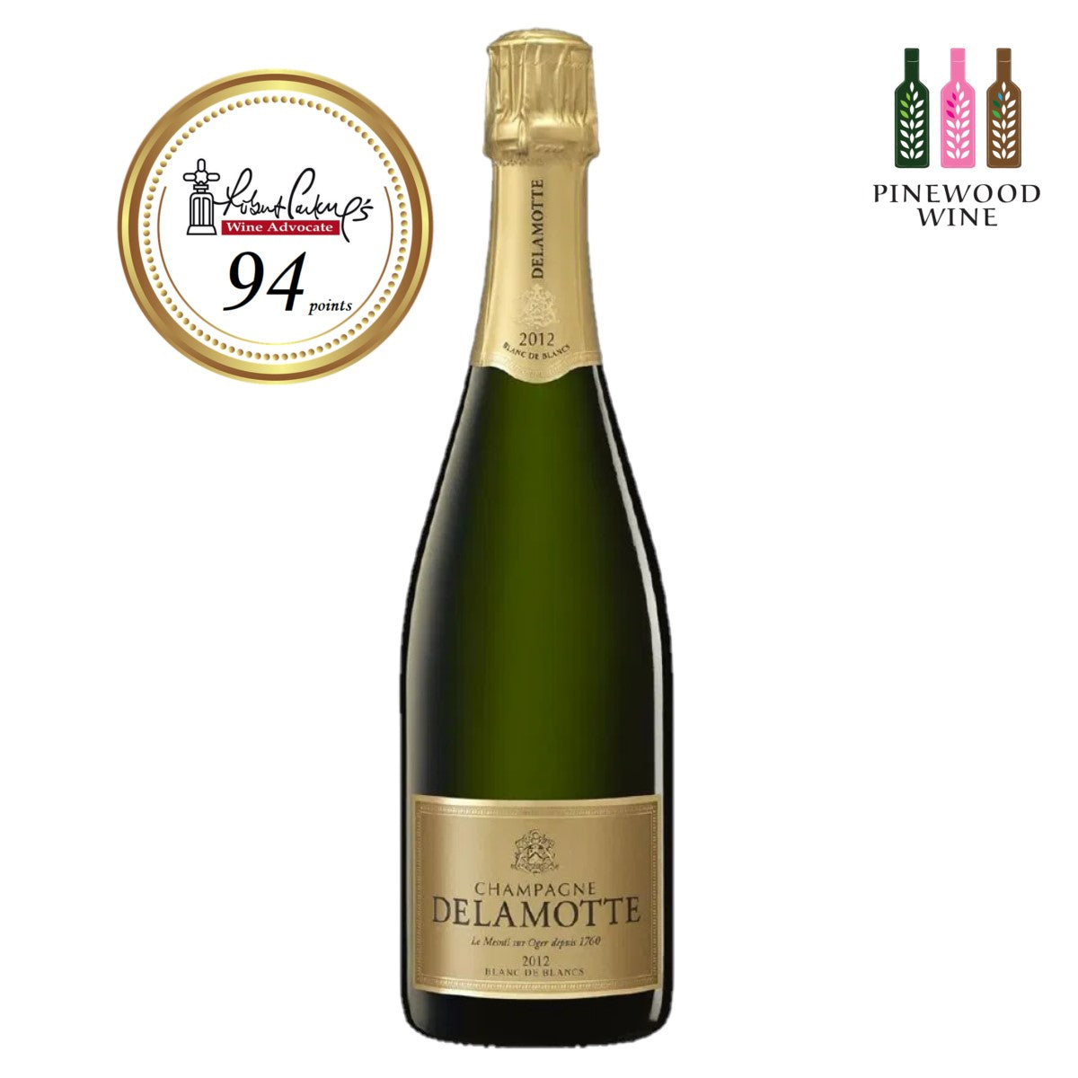 Delamotte Blanc de Blancs 2012, 750ml – Pinewood Wine