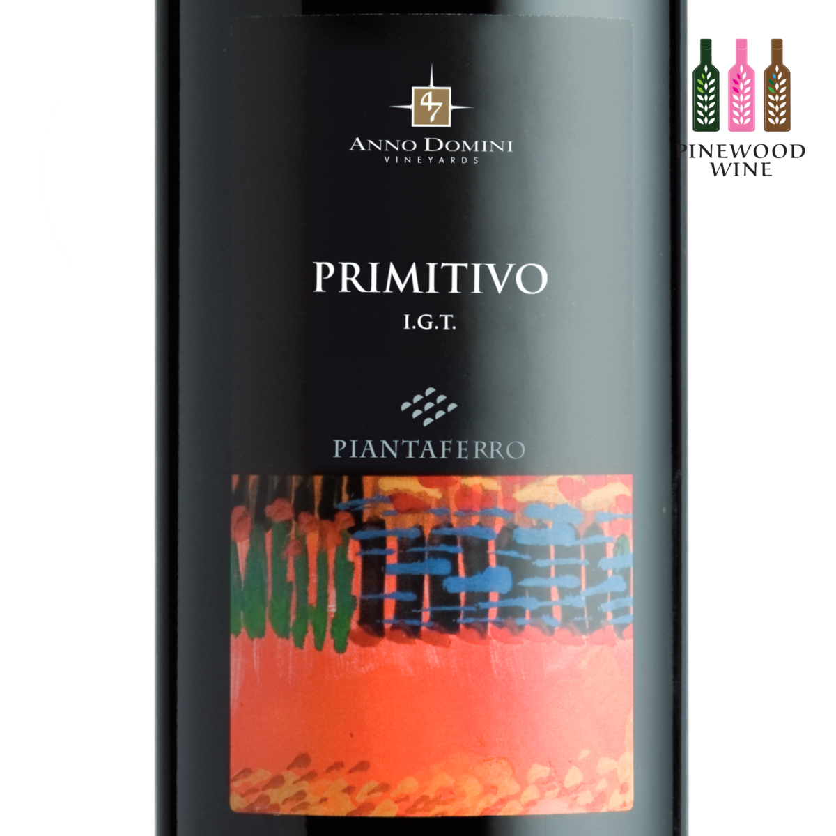 Wine 2021, – Pinewood - 750ml Primitivo Puglia, Piantaferro IGT